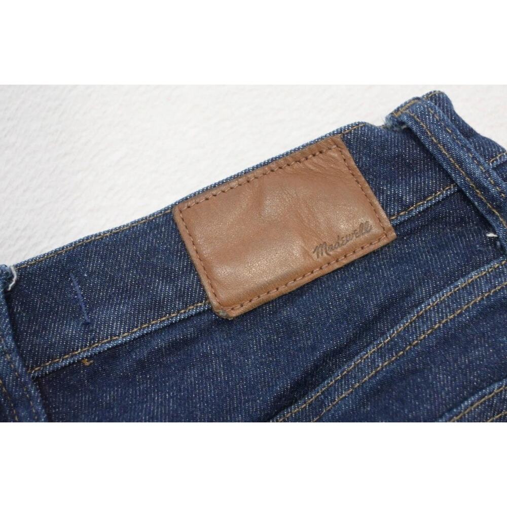 Madewell 9" Mid-Rise Skinny Taper Jeans Stretch Blue Denim Womens Sz 27 x 29